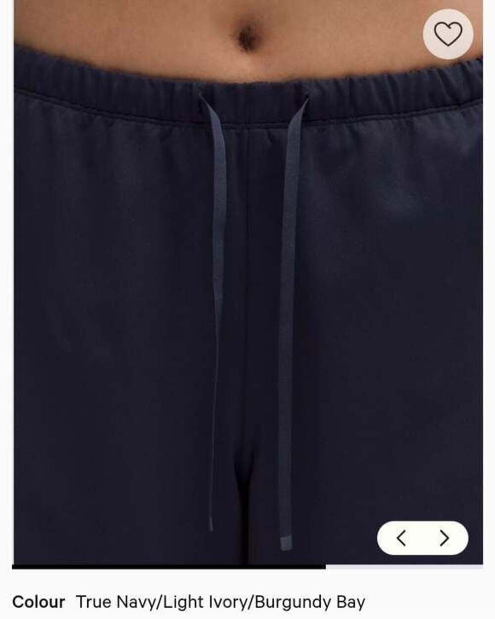 Lululemon Striped Baggy Low-Rise Track Short 9.5" MEDIUM - Picture 4 of 7
